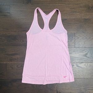 Nike pink racerback top